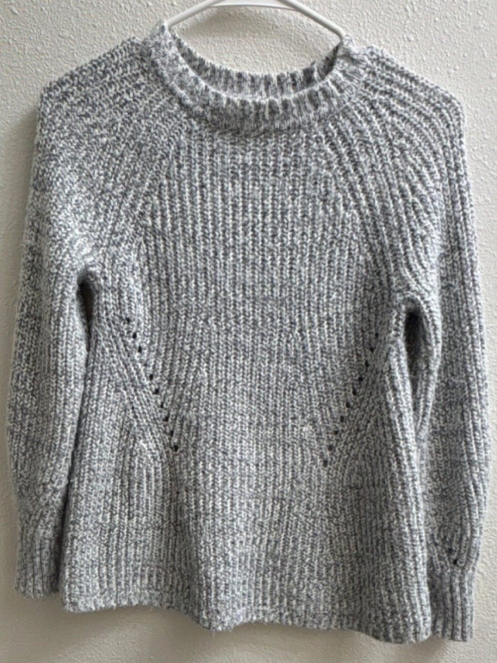 Gap Cozy Gray Knit Crewneck Sweater